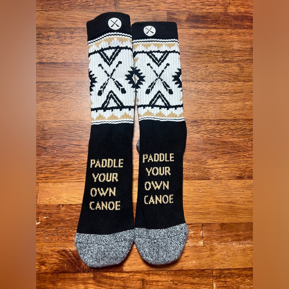 Canoe & Lake Paddle Your Own Canoe Socks